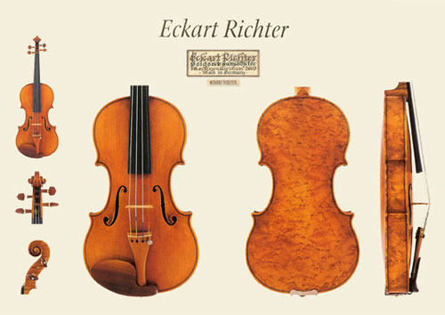 新作ドイツ Eckart Richter(エッカルト・リヒター)バイオリンの販売
