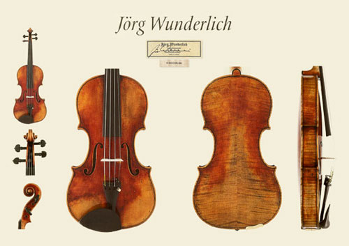 新作ドイツ ミグマ社 Jörg Wunderlich(ヨルク・ヴンダリッヒ) バイオリンの販売