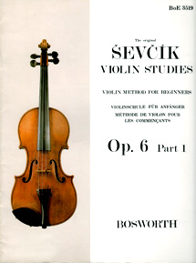 バイオリン 楽譜 セール Bosworth OP.6 SCHOOL OF VIOLIN TECHNIQUE Part 1