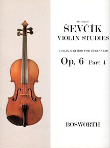 バイオリン 楽譜 セール Bosworth OP.6 SCHOOL OF VIOLIN TECHNIQUE Part 4