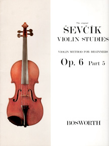 バイオリン 楽譜 セール Bosworth OP.6 SCHOOL OF VIOLIN TECHNIQUE Part 5