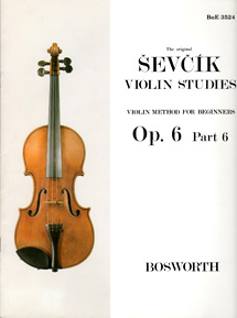 バイオリン 楽譜 セール Bosworth OP.6 SCHOOL OF VIOLIN TECHNIQUE Part 6